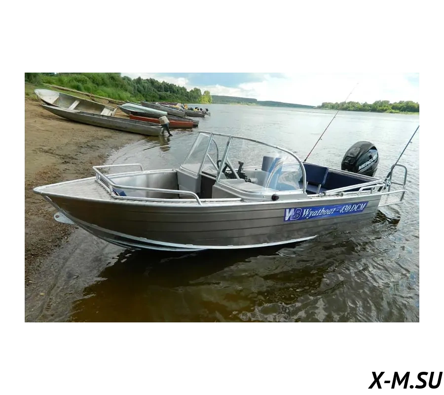 Алюминиевый катер WYATBOAT-430DCM Алюминиевый катер WYATBOAT-430DCM