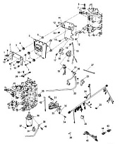 Электрические компоненты, 1C104334/0P560350 и выше 4-Х ТАКТНОГО ПЛМ MERCURY 30 Серийный номер от 1C109093 и выше
